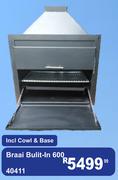 Braai Built In 600 40411 Incl Cowl & Base