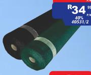 Shade Net 40% 40531/2-Per M