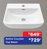 Active Counter Top Basin
