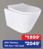 8001 Rimless W/H Pan + S/C Seat