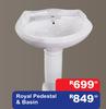 Royal Pedestal & Basin
