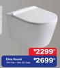 Elma Round W/H Pan + Slim S/C Seat