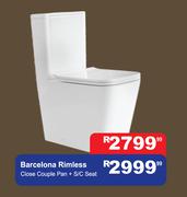 Barcelona Rimless Close Couple Pan + S/C Seat