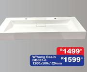 W/Hung Basin BB087-6 1200 x 500 x 120mm