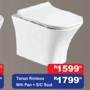 Tarazi Rimless W/H Pan + S/C Seat