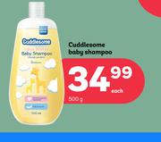 Cuddlesome Baby Shampoo-For 2 x 500ml