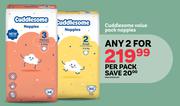 Cuddlesome Value Pack Nappies-For 2