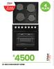 Univa Oven Hob Set U336B 21-480