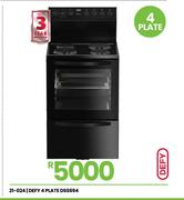 Defy 4 Plate Stove DSS694 21-024