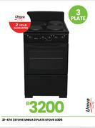 Univa 3 Plate Stove U305 21-474