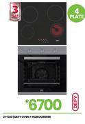Defy Oven + Hob DCB866E 21-540