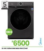 Midea 10Kg Front Loader Metallic W/Machine 22-340