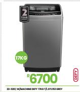 Defy 17Kg T/L Grey W/Machine DTL153 22-328