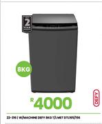 Defy 8Kg T/L Met W/Machine DTL165/156 22-316