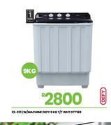 Defy 9Kg T/T WHT Washing Machine DTT169 22-321