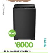 Hisense 16Kg T/L W/Machine WT3W1622UT 22-354