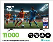 Hisense 75" UHD 4K Smart TV 23-760