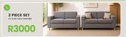 Lola Collection 2 Piece Set (2 x 2 Div Lola Couches)