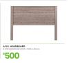 April Bedroom Headboard 1350 x 1800 x 40mm 8-398