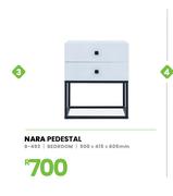 Nara Bedroom Pedestal 500 x 415 x 605mm 8-493