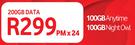 Vodacom Data Sim-200GB Data