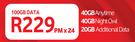 Vodacom Data Sim-100GB Data