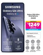 Samsung Galaxy S26 Ultra 256GB Smartphone-On Red Core 6GB