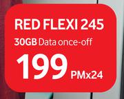 Vodacom 30GB Red Flexi 245 Sim Only Deal