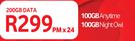 Vodacom Data Sim-200GB Data