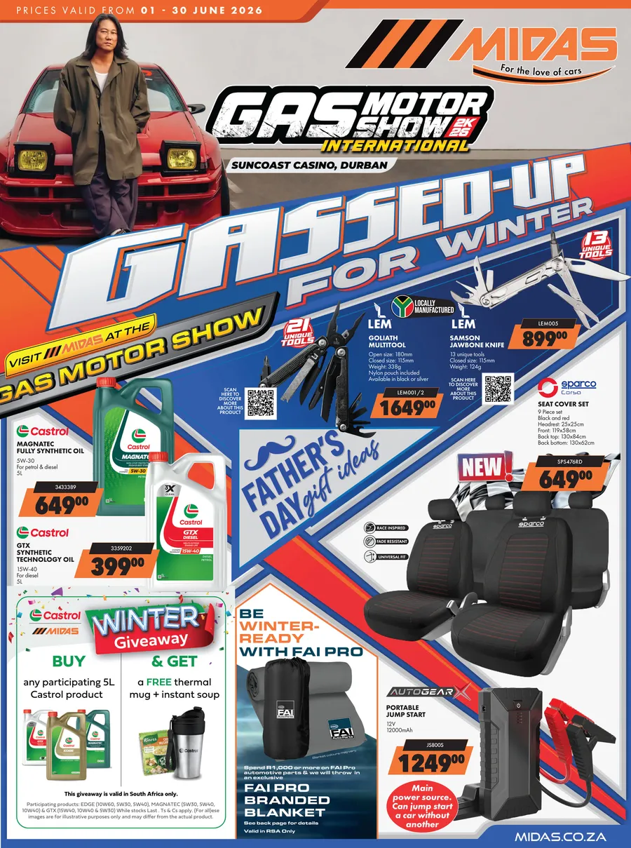 MIDAS : Gassed-Up For Winter (01 June - 30 June 2026)