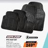 Auto Gear PVC Mat Set 4 Piece Set MA35BK/GY