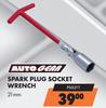 Auto Gear Spark Plug Socket Wrench 21mm PS021T