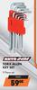 Auto Gear Torx Allen Key Set 9 Piece Set TS9PC