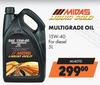 Midas Liquid Gold Multigrade Oil 15W-40 MI40TD-5L