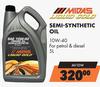 Midas Liquid Gold Semi Synthetic Oil 10W-40 MI10W-5L