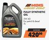 Midas Liquid Gold Fully Synthetic Oil 5W-40 MI5W40-5L