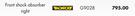 Monroe Front Shock Absorber Right For Datsun Go 2014 Onwards G9028
