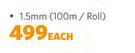 100m House Wire SABS 1.5mm-Per Roll