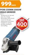 Ryobi 230mm 2000W Angle Grinder