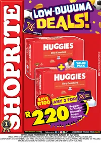 Shoprite Western Cape : Low-duuma Deals (29 May - 01 June 2026)