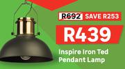 Inspire Iron Ted Pendant Lamp