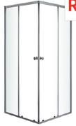 Clara Square Corner Sliding Shower Door W90cm x D90cm x H180cm 81504654-Each