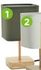 Inspire Forest Table Lamp E14 x 1 Fabric Akora-Each