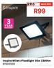 Inspire Wilets Floodlight 30W 3300lm 81505550