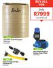 Jojo Water Tank5250Ltr+Quick-Fit Pump-To-Tank Connector Kit+Max Pumps Peripheral Booster Pump-For Al