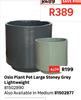 Oslo Plant Pot Large Stoney Grey Lightweight 81502890