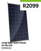 Longi Solar 645W Panel, Hi-Mo x 10 81506452