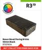 Bosun Bevel Paving Bricks Black-50mm