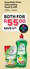 Essentials Home Dishwashing Liquid & Refill 750ml + 750ml-For Both