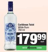 Caribbean Twist White Rum-750ml